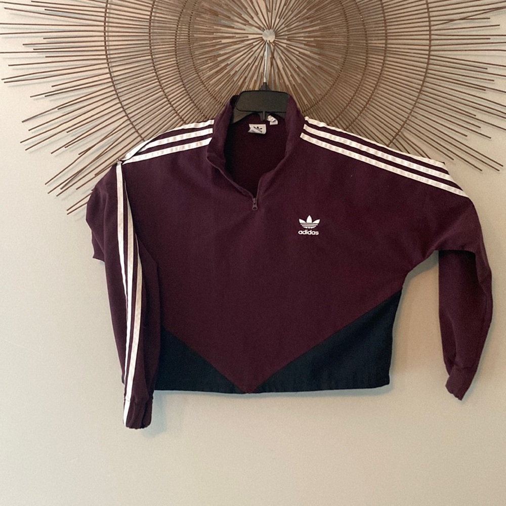 Adidas cropped windbreaker